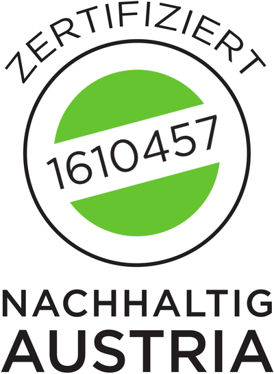 Wir sind "Nachhaltig Austria" zertifiziert!